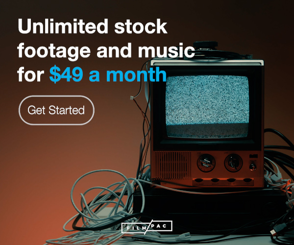 Filmpac offer - Unlimited stock footage and music for $9 a month
