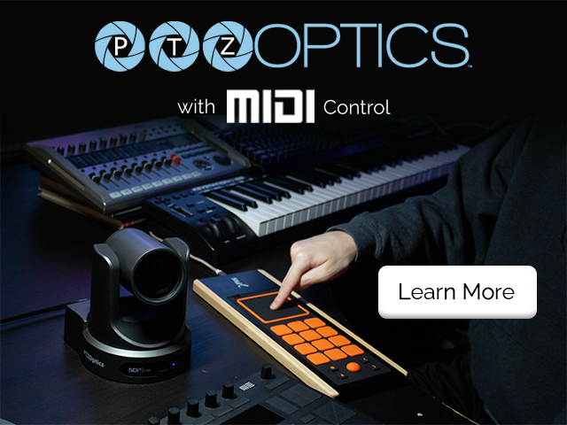 PTZOptics with Midi Control