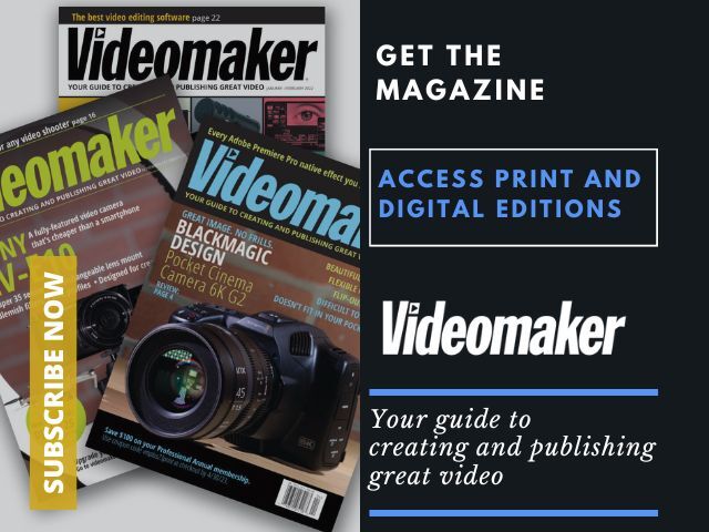 Videomaker magazine subscription