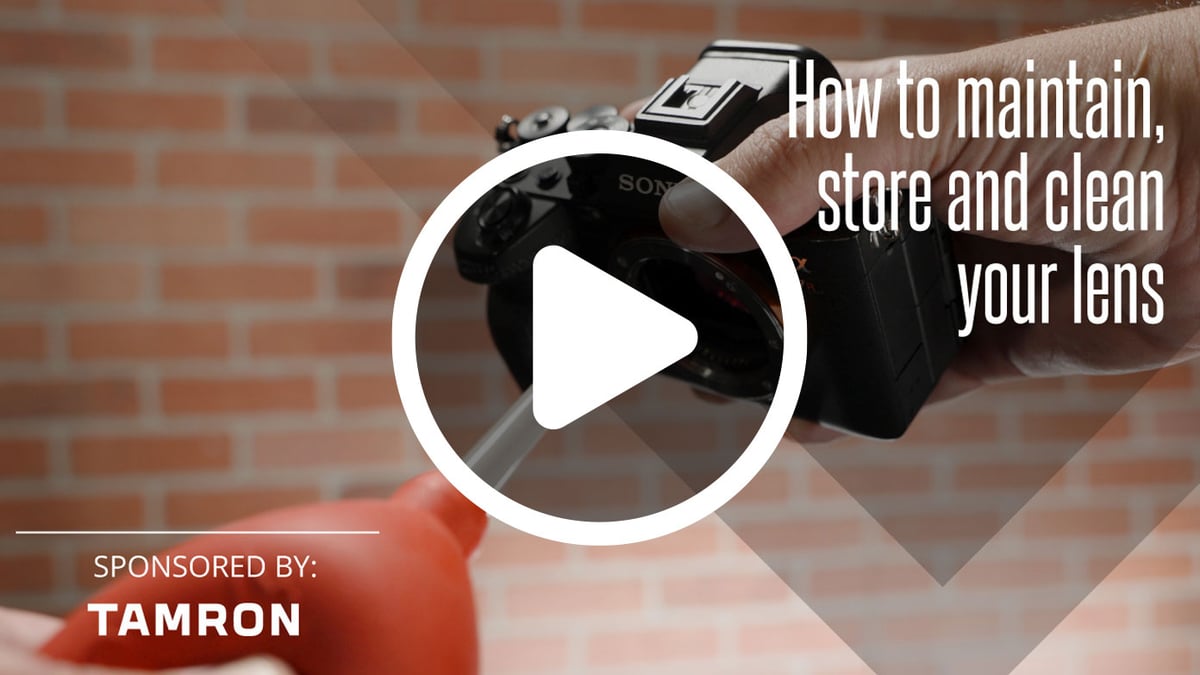 How to maintain, store and clean your lens