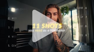 11 filmmaking shots you need to know