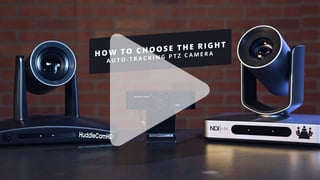 Auto-tracking PTZ cameras: How to choose one