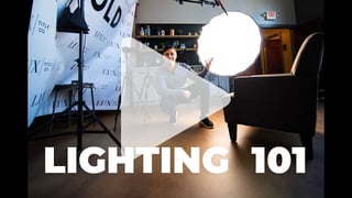 How to light an interview with one light