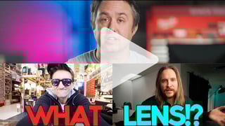 What lens should you use for talking head shots?